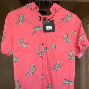 Flex Iguana button up